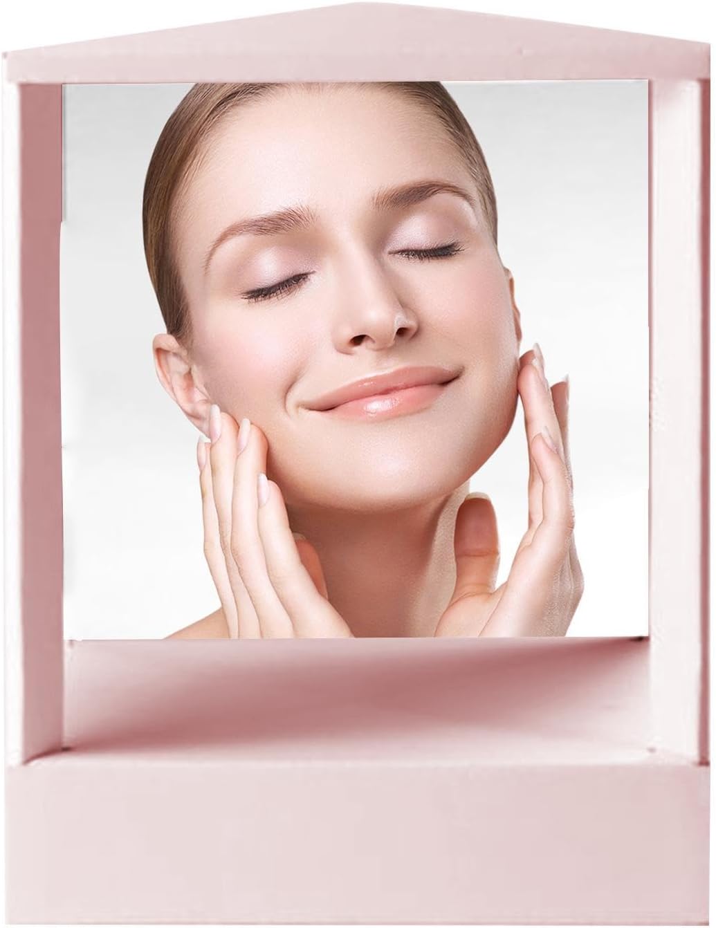 Amazon.co.jp True Mirror NonInverted Vanity Mirror Vanity Stand Portable Not Reverse True