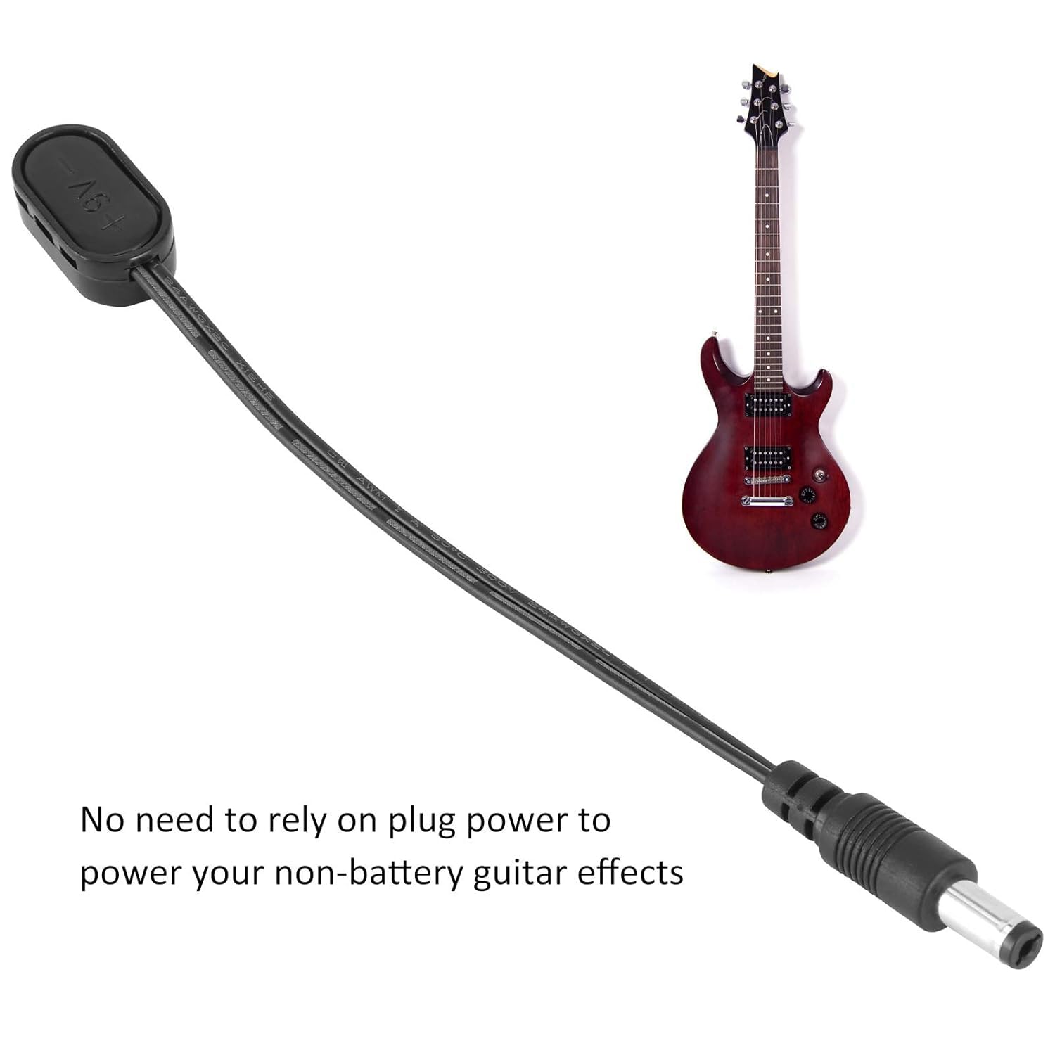 Złącze klipsa baterii, 5 szt. Adapter zasilacza 9 V Złącze klipsa baterii do pedału efektów gitarowych