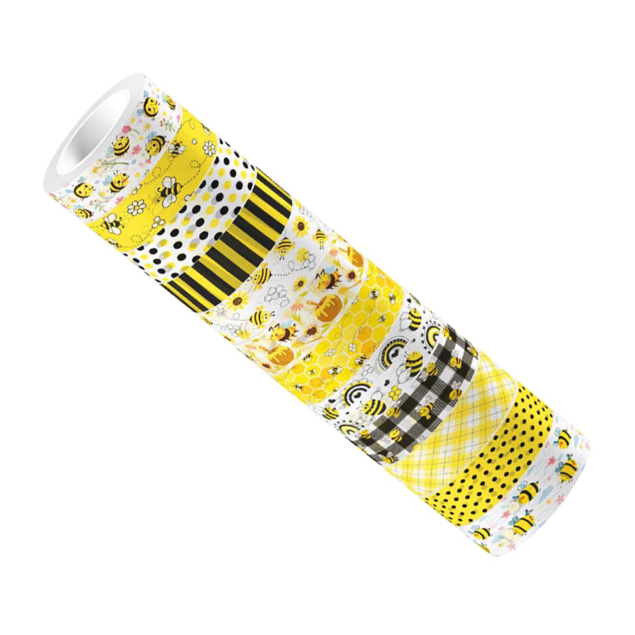 TEHAUX 60rollen Bienen-themen Washi Tape Selbstklebendes Dekorationsband Für Scrapbooking Handarbeit Journaling Und Kreative Projekte