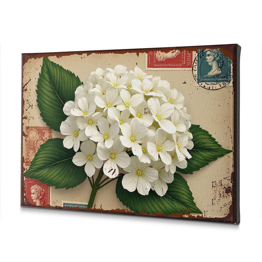 Décoration murale salle de bain fleurs blanches pour créer un spa