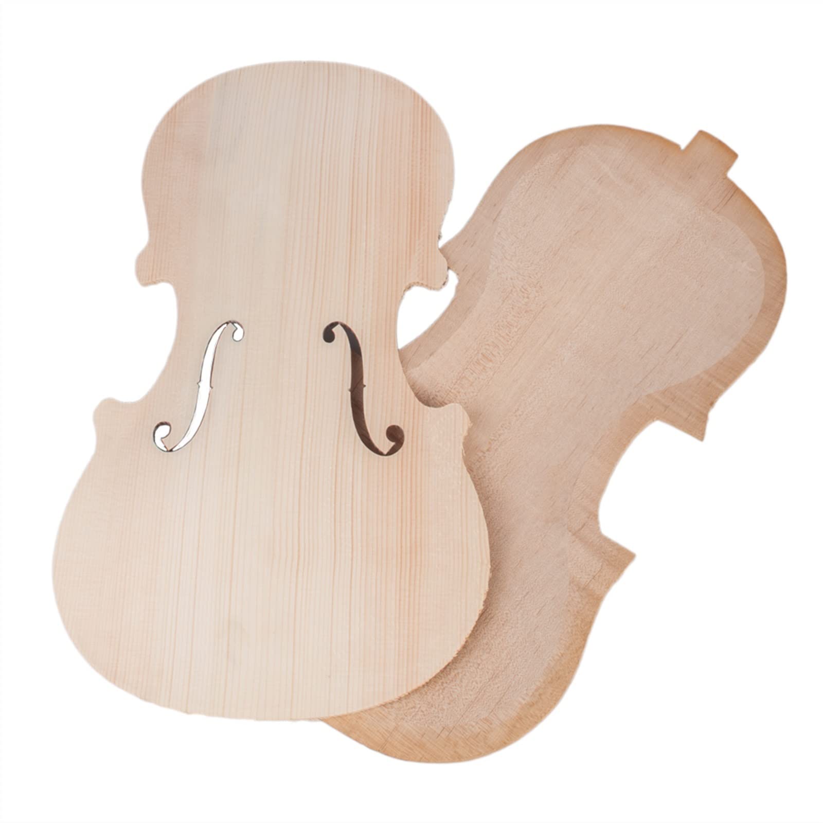 Violine Beschläge Geigendecke Und -boden, Unvollendete Geigenteile, 4/4-Fichtendecke Und Ahornboden, DIY-Geigenteile, Zubehör Violine Teile