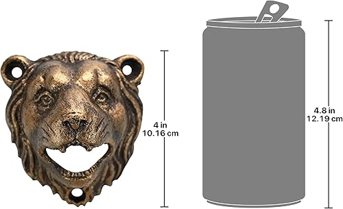 Miniatura 7 de Design Toscano Grizzly Bear of the Woods - Abridor de botellas de hierro fundido juego de dos