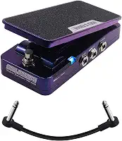 Hotone Soul Press II 4 em 1 comutável Wah, volume ativo e pedal de efeitos de expressão passiva com indicadores visíveis de posição do pedal