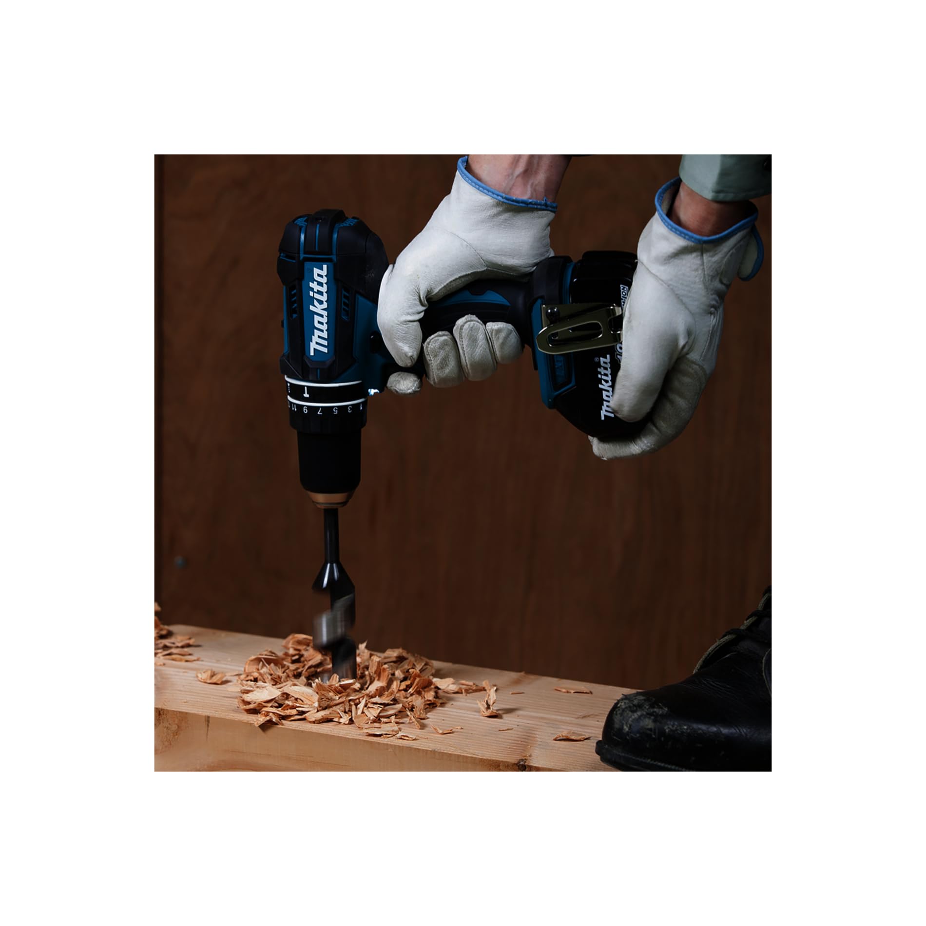 Makita DHP482RTJ Trapano Avvitatore Percussione LXT 18V 64 Nm 2x5Ah