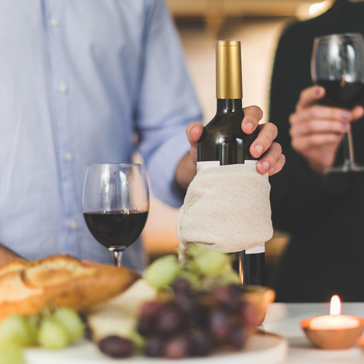 100pcs Heat Shrink Wine Bottle Caps Pvc Brewed Wine Covers Disposable Bottle Cork Stoppers for Home Cellars