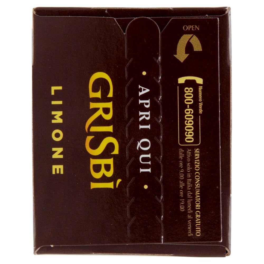 Italian Gourmet Bundle Grisbi Biscuits fourrés citron 3 x 135 g (405 g) – Gâteaux italiens cœur crème citronnée, snack gourmand pause café, dessert à partager, saveur fraîche + Italian Gourmet Polpa