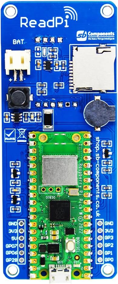 sb components ReadPi - An RFID/NFC Reader Powered with Raspberry Pi Pico W (ReadPi NFC - 13.56MHz)
