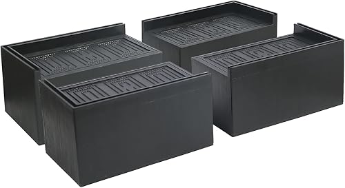 Miniatura 7 de Jeethemy Elevadores de cama, elevadores de muebles para escritoriosofámesasilla, elevación en alturas de 3 o 5 pulgadas y soporta hasta 11000