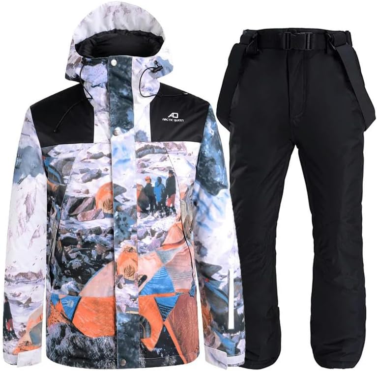 JXQXHCFS Men s And Women s Snow Suit Wear Sets Snowboarding Suit Clothes Ski Jacket Pant Sets Snowboard Sets Ski Suit Adult
