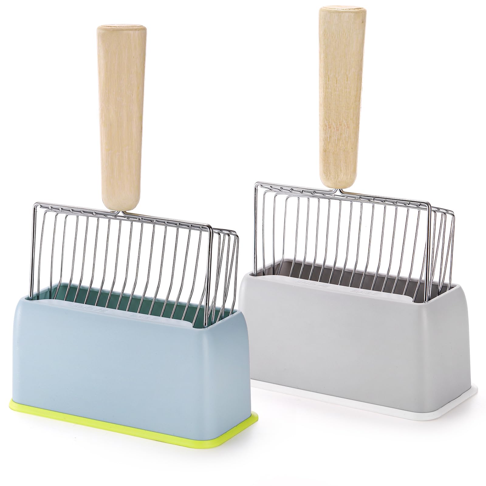 Hiceeden 2 Pack Fast Sifting Cat Litter Scoop with stands