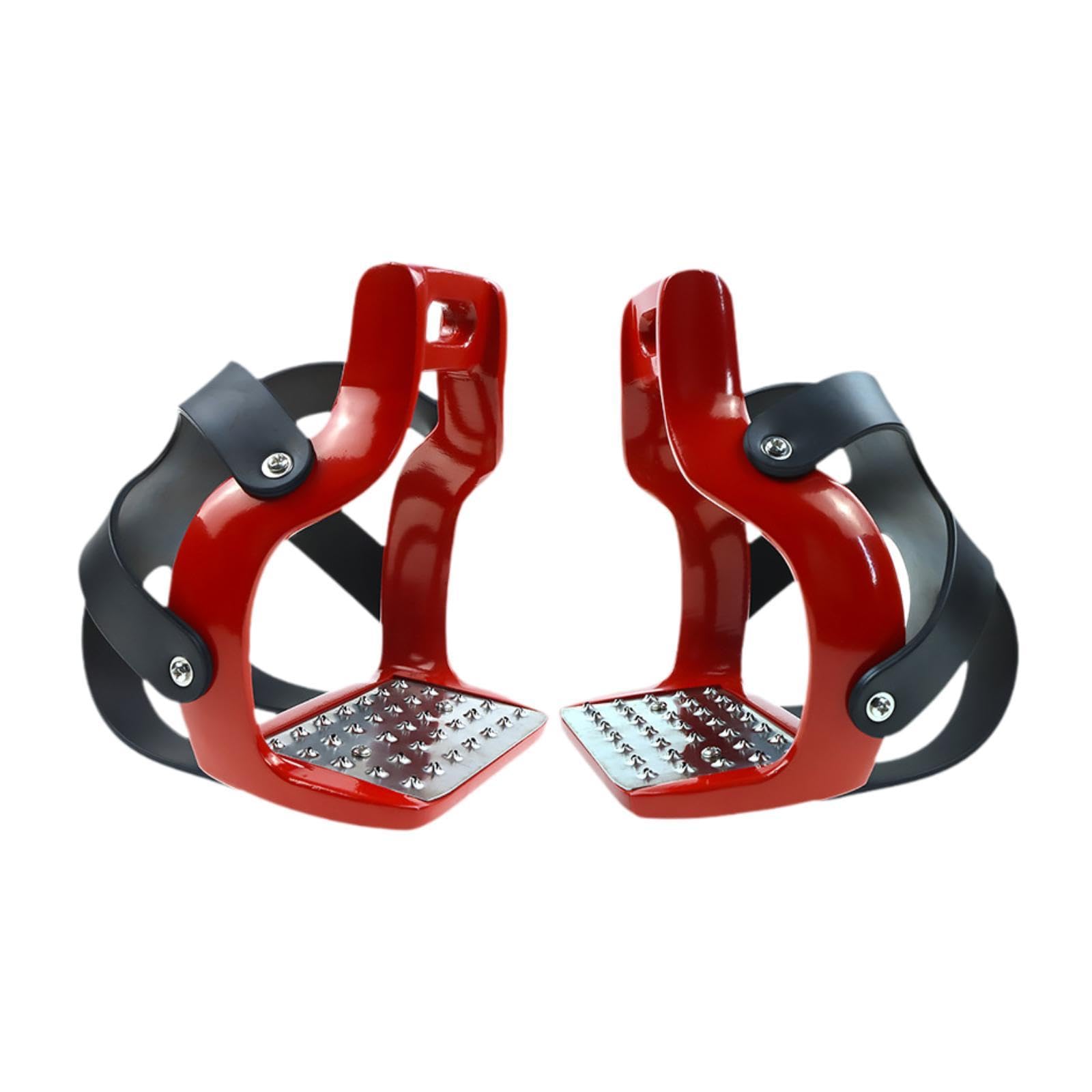 2 Piezas para Caballos, Accesorios para Sillas de Montar, Entrenamiento Profesional, Aluminio Antideslizante, Adecuado para Jinetes Y Actividades de O