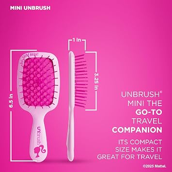FHI Heat UNbrush Barbie Detangling Brush Duo - Shine Bright - Pink