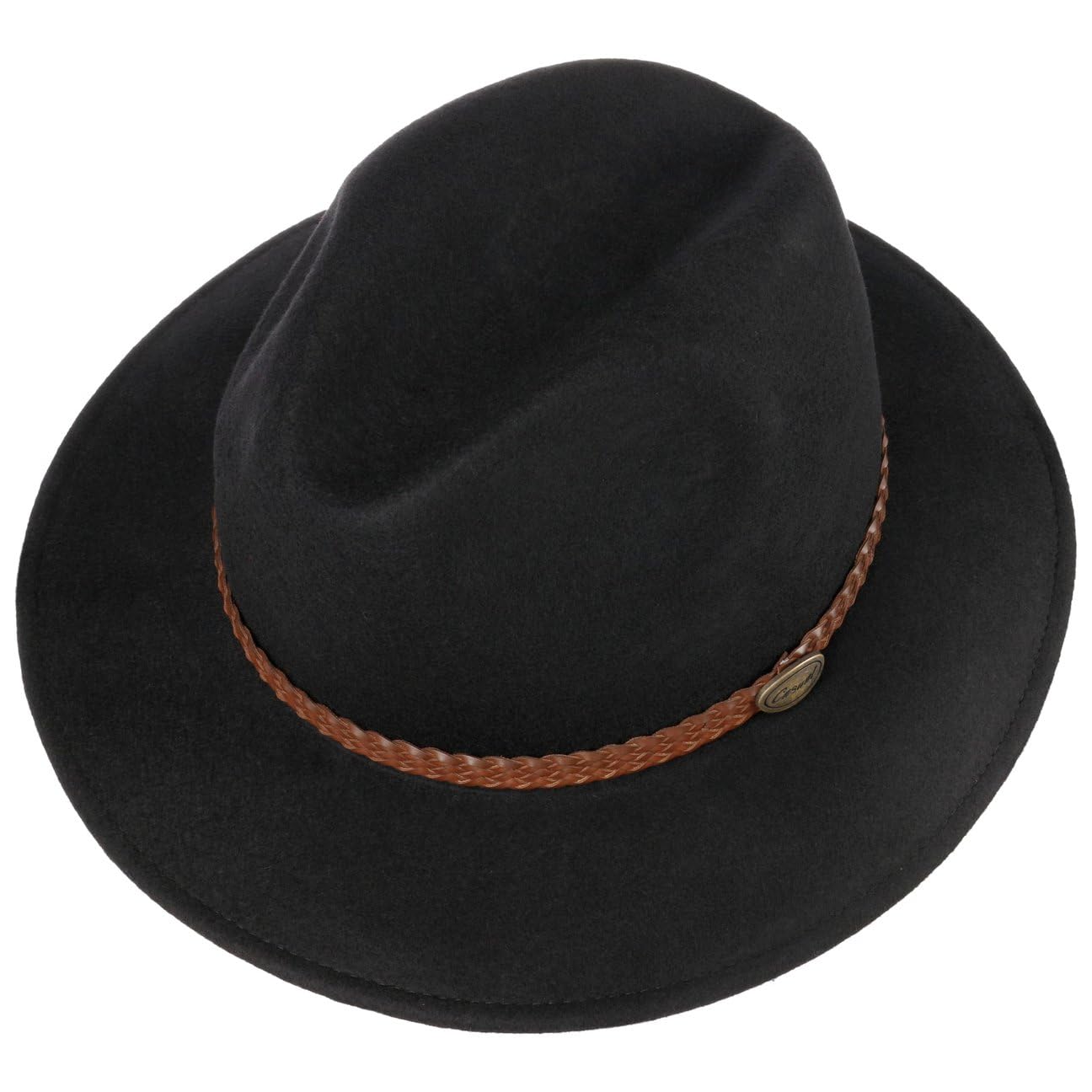 Lipodo Outdoor Traveller Wollfilzhut mit Garnitur Outdoorhut Made in Italy Herren Herbst Winter