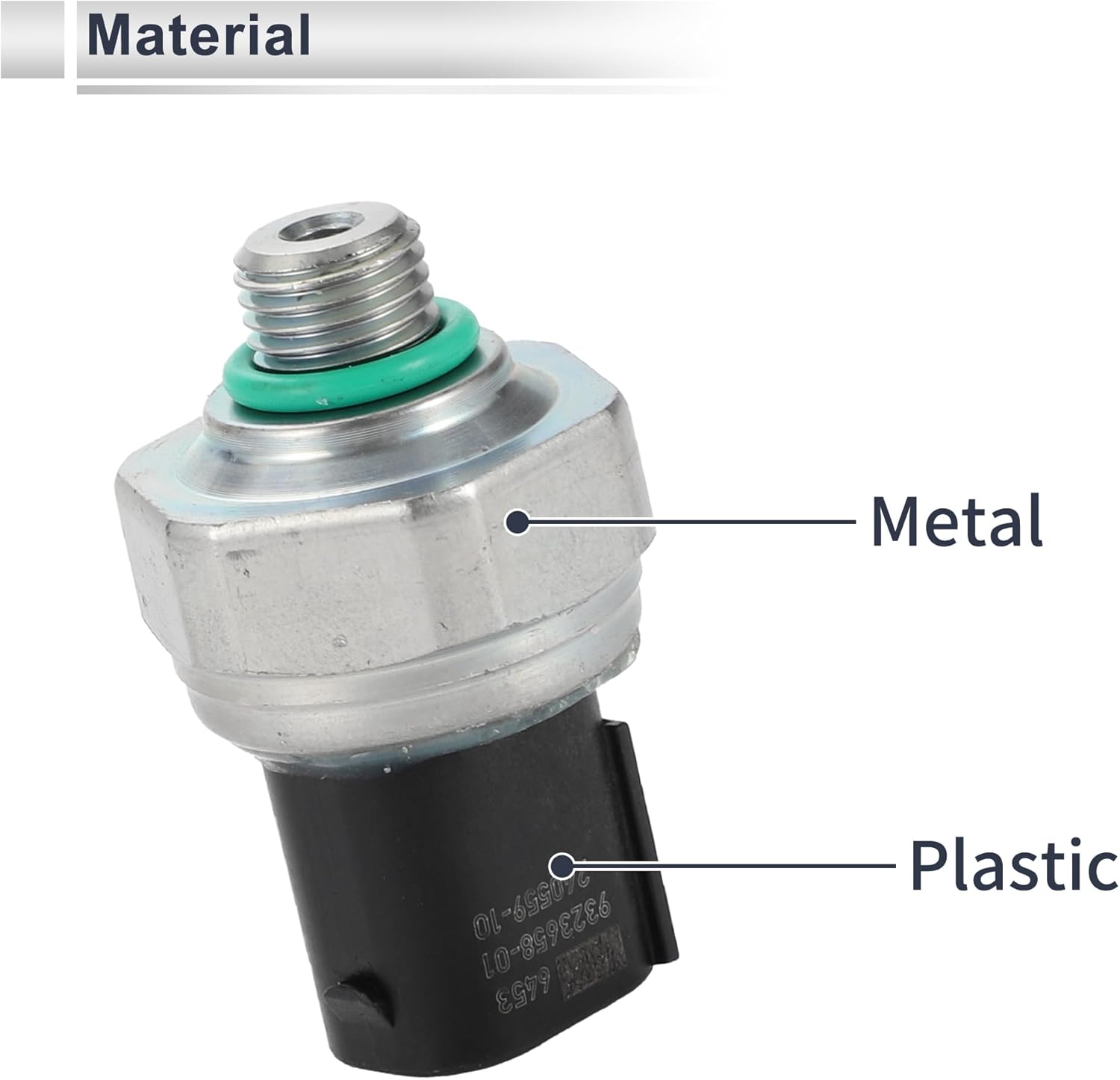 Engine A/C Pressure Switch Sensor for BMW MINI E39 E46 E38 E53 X5 Air Conditioning Refrigerant Pressure Transducer No.64536909257/64539323658 1 Pcs