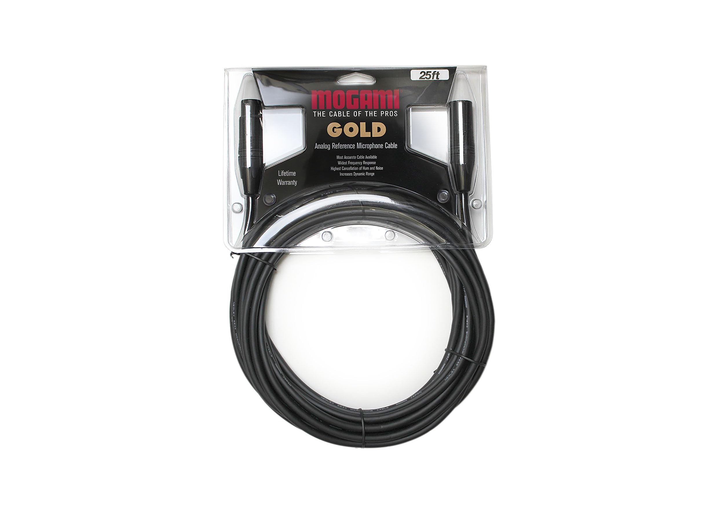 Mogami Gold Studio 25 Microphone Cable Quad Conductor 25 feet-image-18