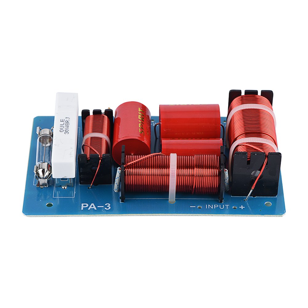 Zerone 3 Voies Crossover Haut-Parleur répartiteur de fréquence Treble Alto Bass Haute Puissance Hi-FI Audio Crossover Filtre répartiteur de fréquence Module DIY