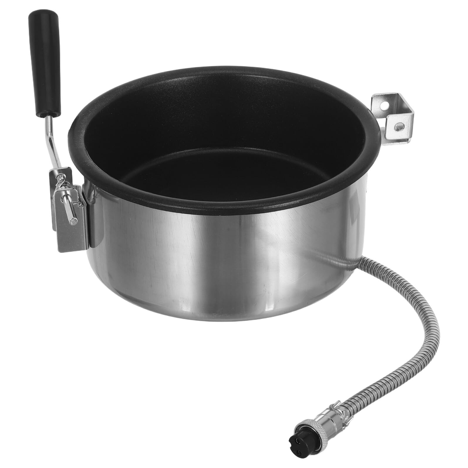 Pentola Sostitutiva per Macchina per Popcorn da 8 Oz in Acciaio Inossidabile Antiaderente Riscaldamento Uniforme, per Serate Cinema e Feste