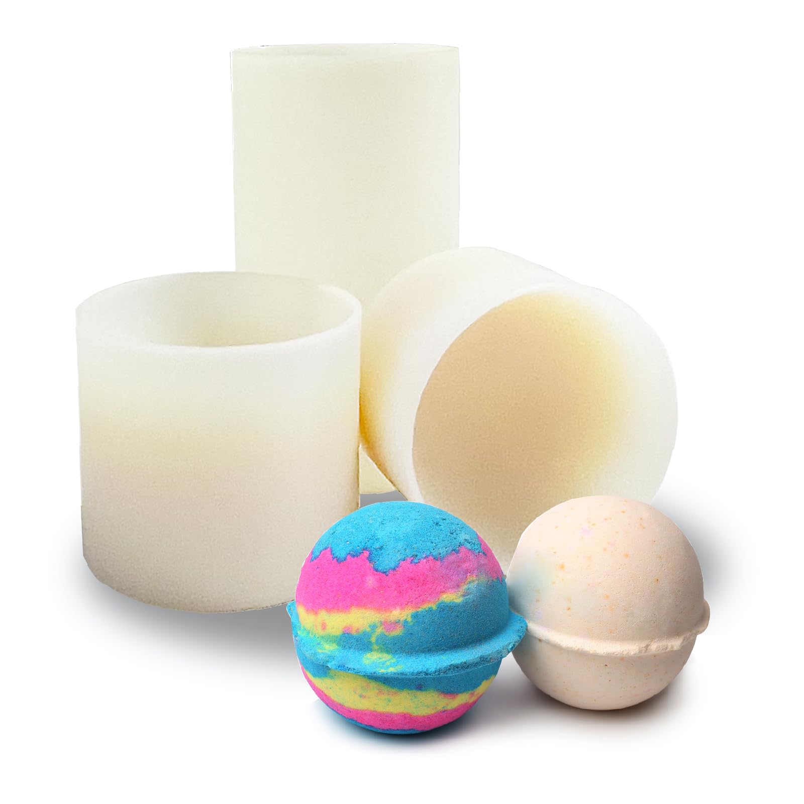 So Bath Bomb DIY,DIY Aroma Badebomben-Kit, Bath Bomb Press Machine with 6cm Mold Kit,Bath Bomb Maker - Image 2