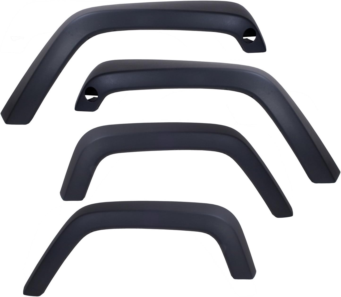 Omix-Ada | 11609.01 | Fender Flare Kit, 4 Piece | Fits 2007-2018 Jeep Wrangler JK