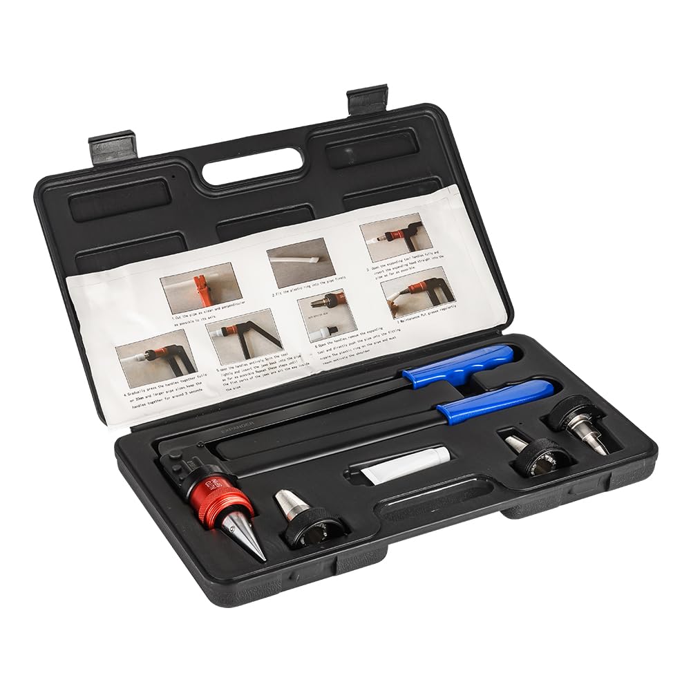 EFIELD AUTO-SPIN PEX EXPANSION TOOL KIT - INCLUDES 1/2INCH, 3/4INCH. AND 1INCH EXPANDER HEADS (AUTO-SPIN)