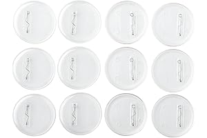 Personalized Buttons Clear Design - Wear Your Creations with Clear Pride and Style