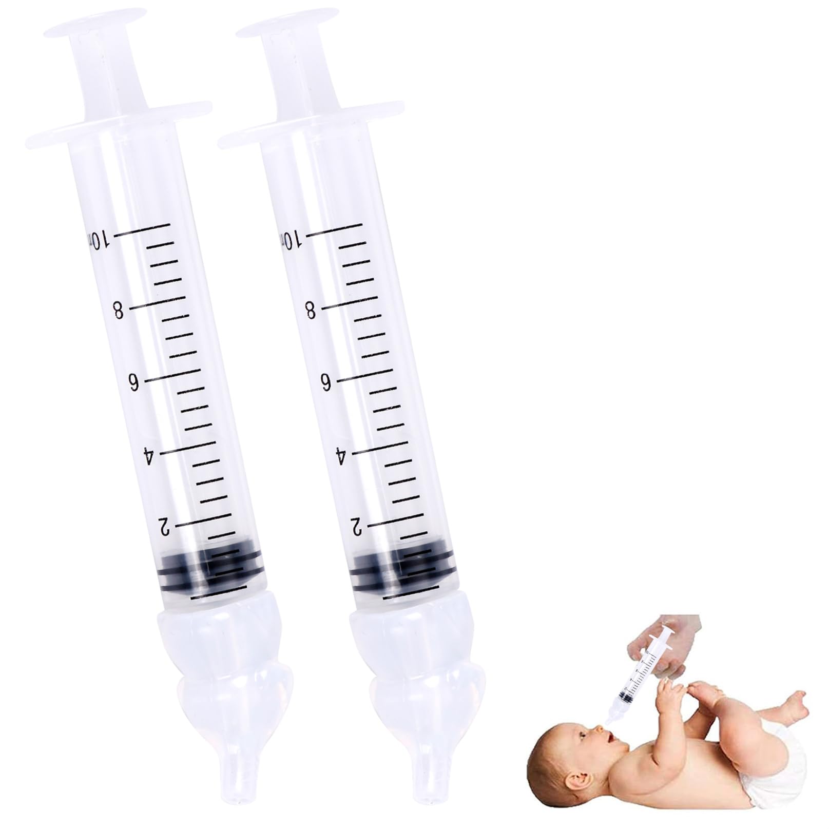 Irrigador nasal limpiador de nariz de bebé, 2 unidades, riego nasal profesional infantil, higiene nasal portátil con punta de succión nasal de silicona reutilizable para enjuagar