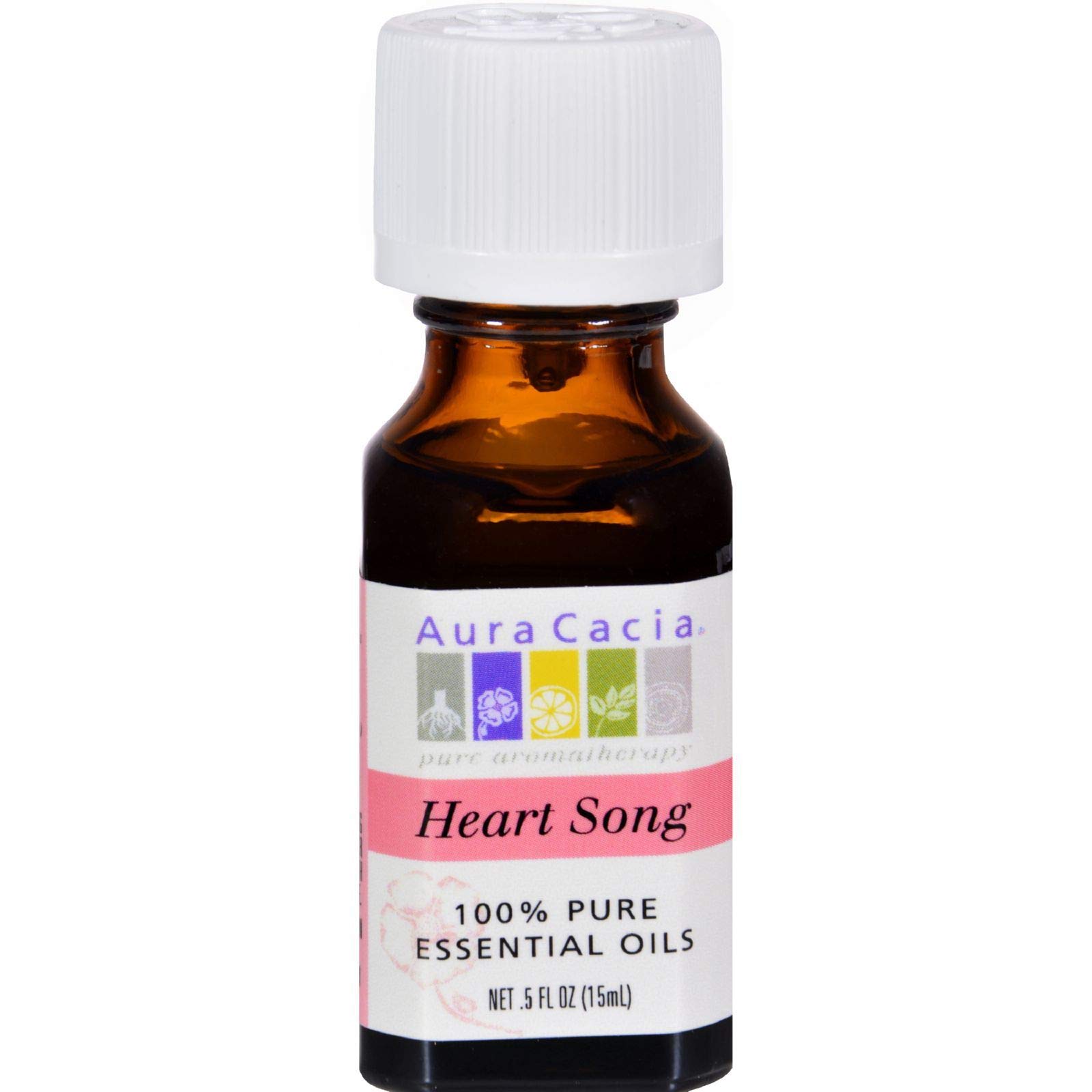 Aura Cacia Essential Oil Heartsong .5 Fz