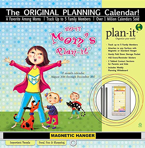 Mom's Plan-It 17-Month 2017 Calendar