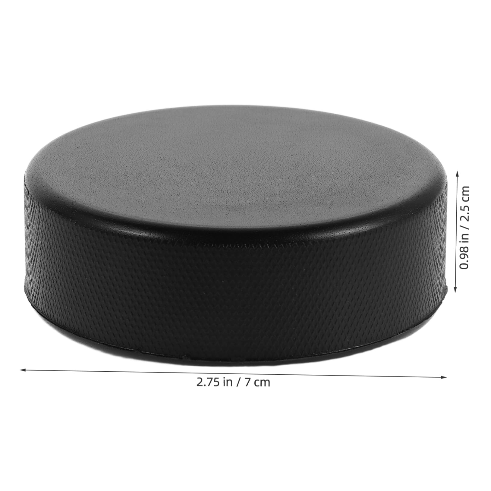 Abaodam Ensemble de Palets de Hockey PU Noirs pour Entraînement, 20 Pièces