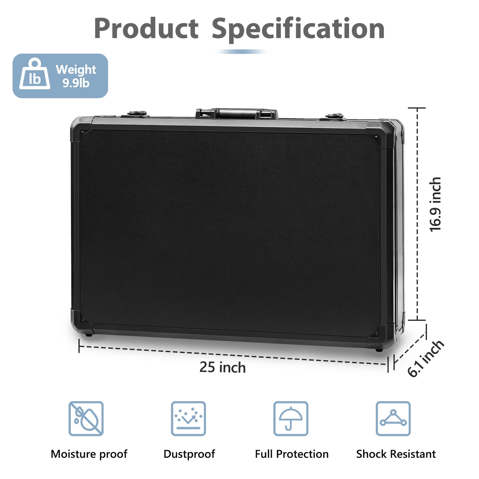 TINGSLOTOOL Starlink Gen3 Case: Portable Waterproof Heavy Duty Case for Starlink Gen 3, Router, Power Supply, Cords