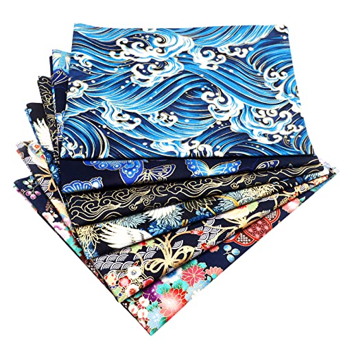 6 Pcs Cotton Fat Quarters for DIY Sewing