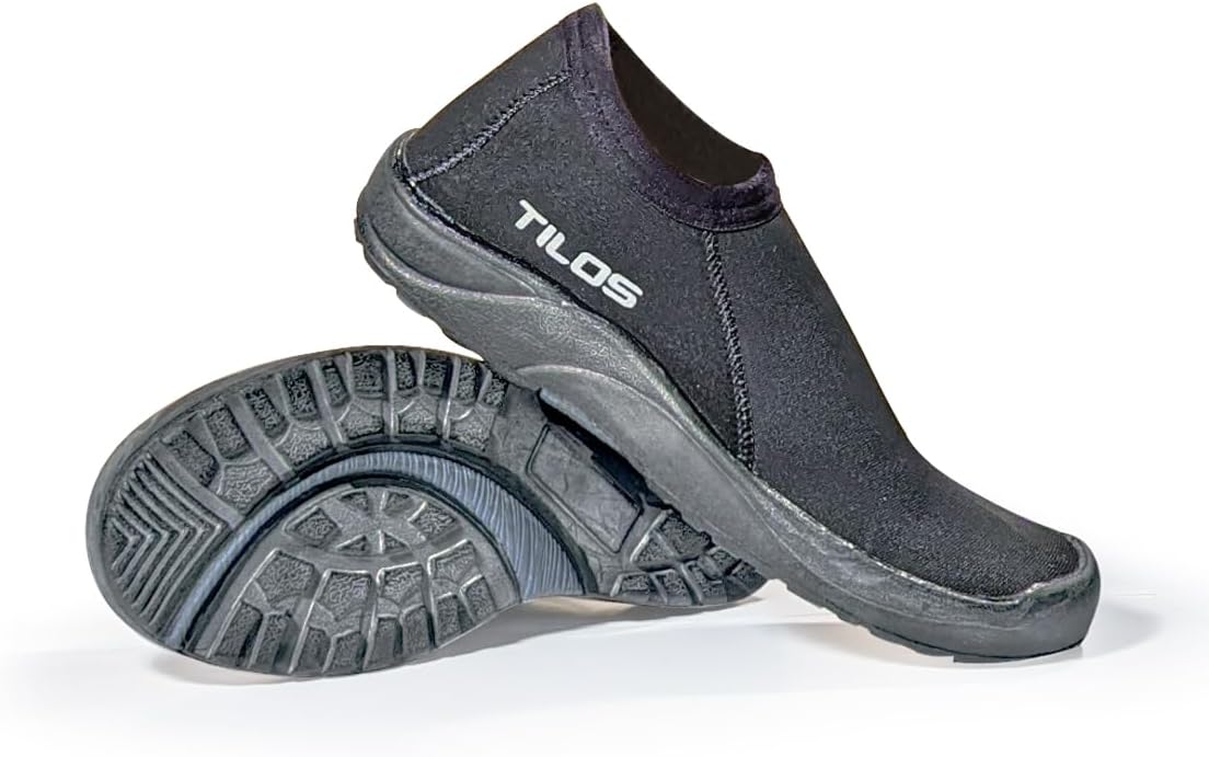 Tilos 3mm Low Cut Molded Sole Beach Boot - Comfortable Arch Support & Limestone Neoprene
