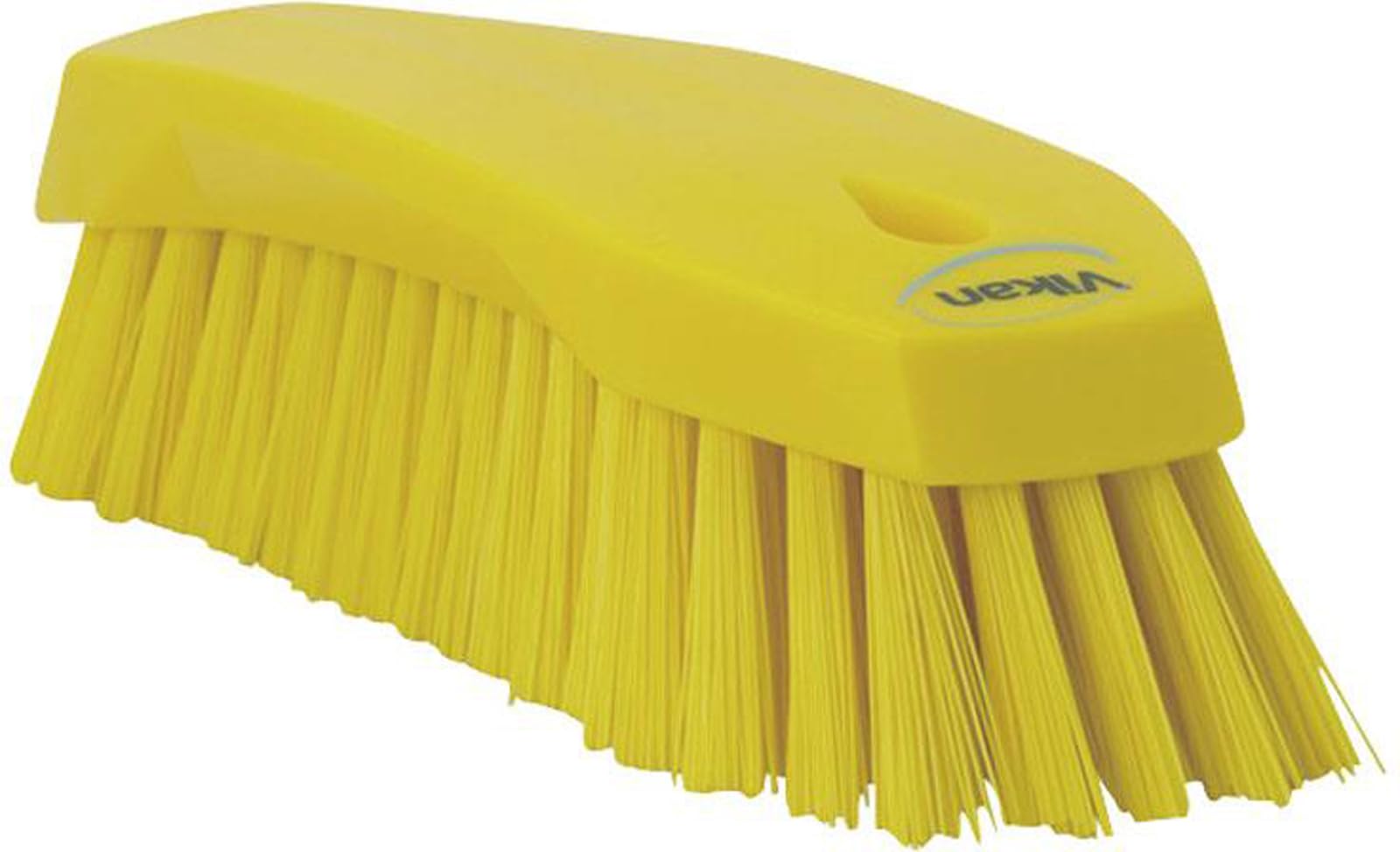 Vikan Hard Bristle Yellow Scrubbing Brush, 36mm bristle length, Polyester bristle material