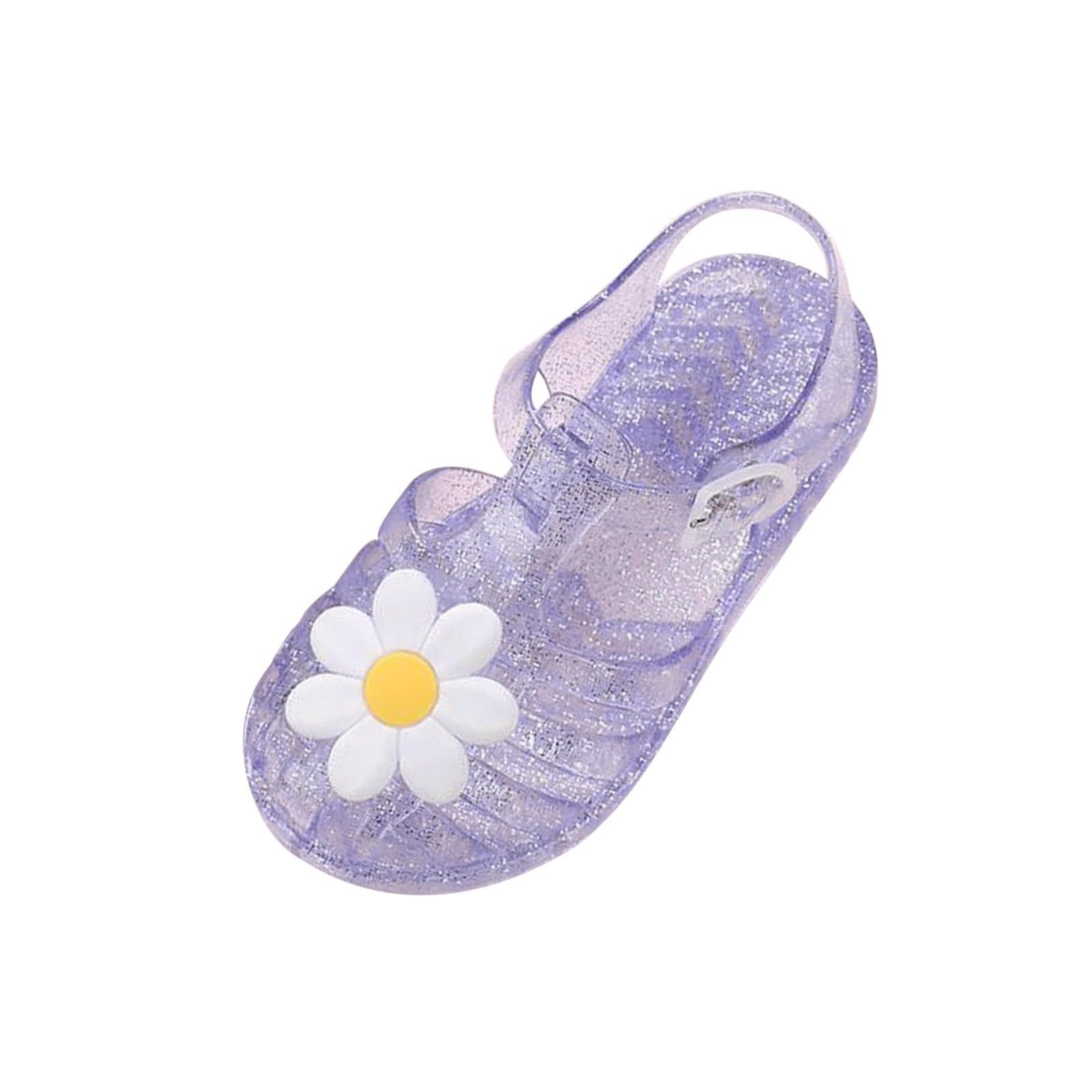 HAOLEI Sandalias Niña Verano Suela Suave Punta Cerrada Hebilla Ajustable Cangrejeras 2-9 Años