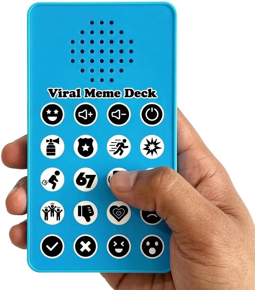 Sound Effects Machine 67 Meme Gifts Funny Gag Buzzers for Trivia Games Show Party Button Board Night Prank Cricket Fart Noise Maker