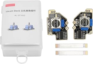 Joystick Module for Steam Deck Game Consoles, Professional 3D Sensor Electromagnetic Joystick Module, EM Analog 3D Joysticks Repair and Replacement Kit
