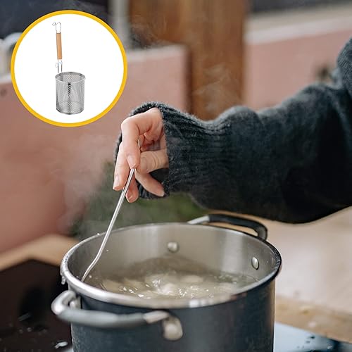 Miniatura 8 de Filtro de café Colador de malla fina de acero inoxidable para pasta, cesta de pasta de malla, araña, albóndiga, fideos, colador, cocina, tamiz fino,