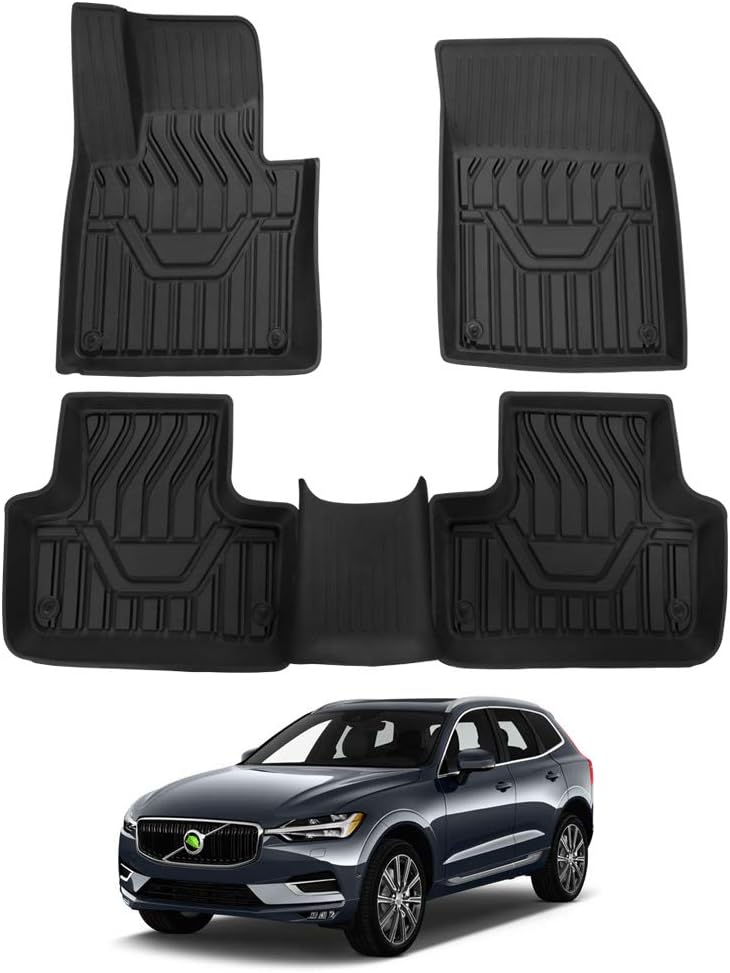 Volvo Genuine XC60 Rubber Floor Mats Charcoal Automotive