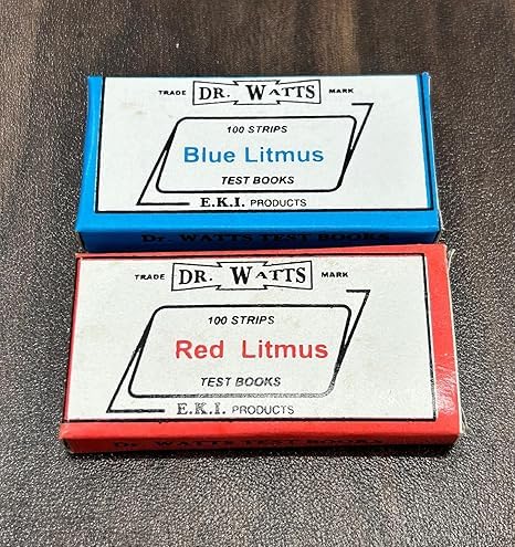 Litmus Paper Test Strips, 200 Pieces (100 Blue, 100 Red) for Testing ...