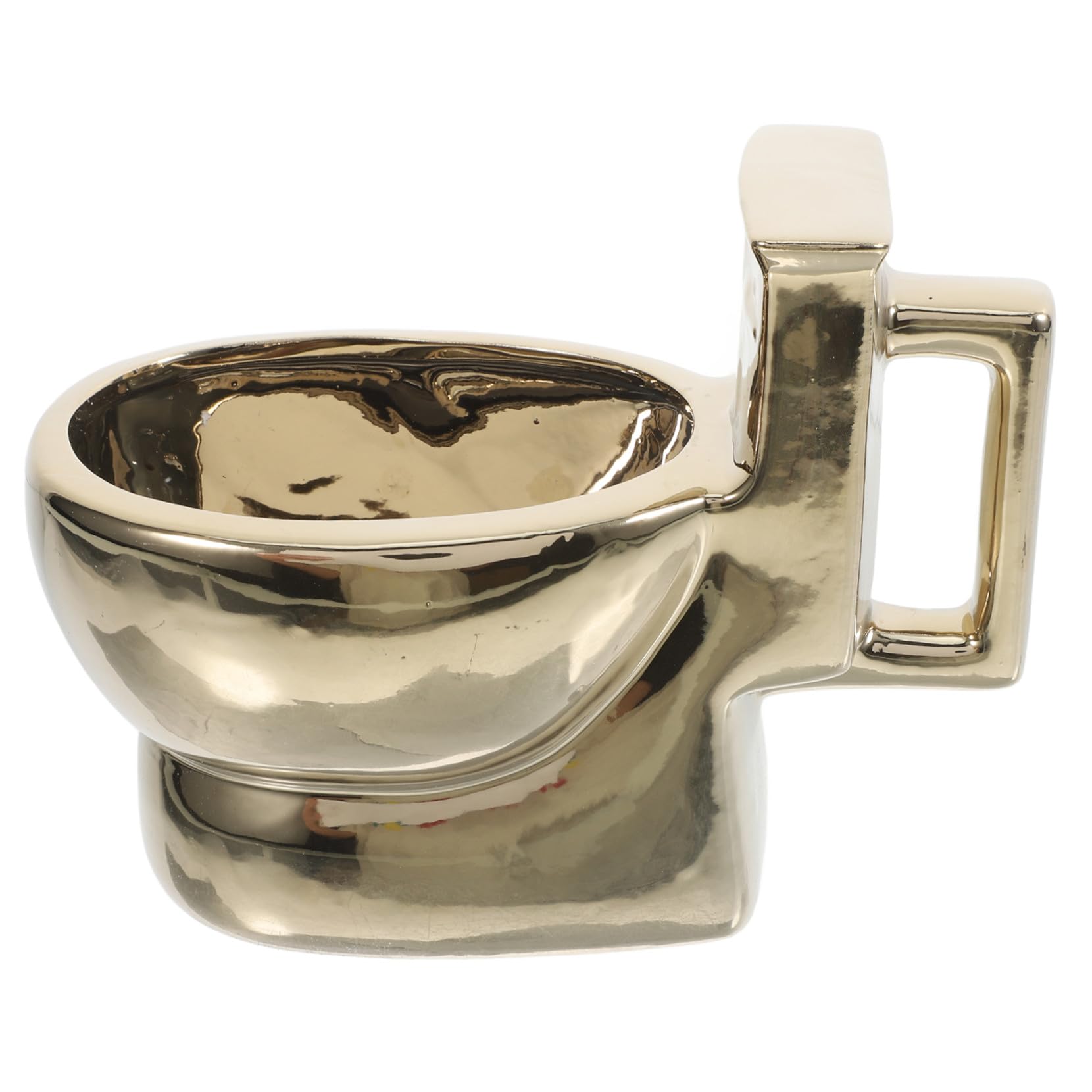 Taza Forma de Inodoro 400ml Cerámica Divertida para Fiestas Halloween
