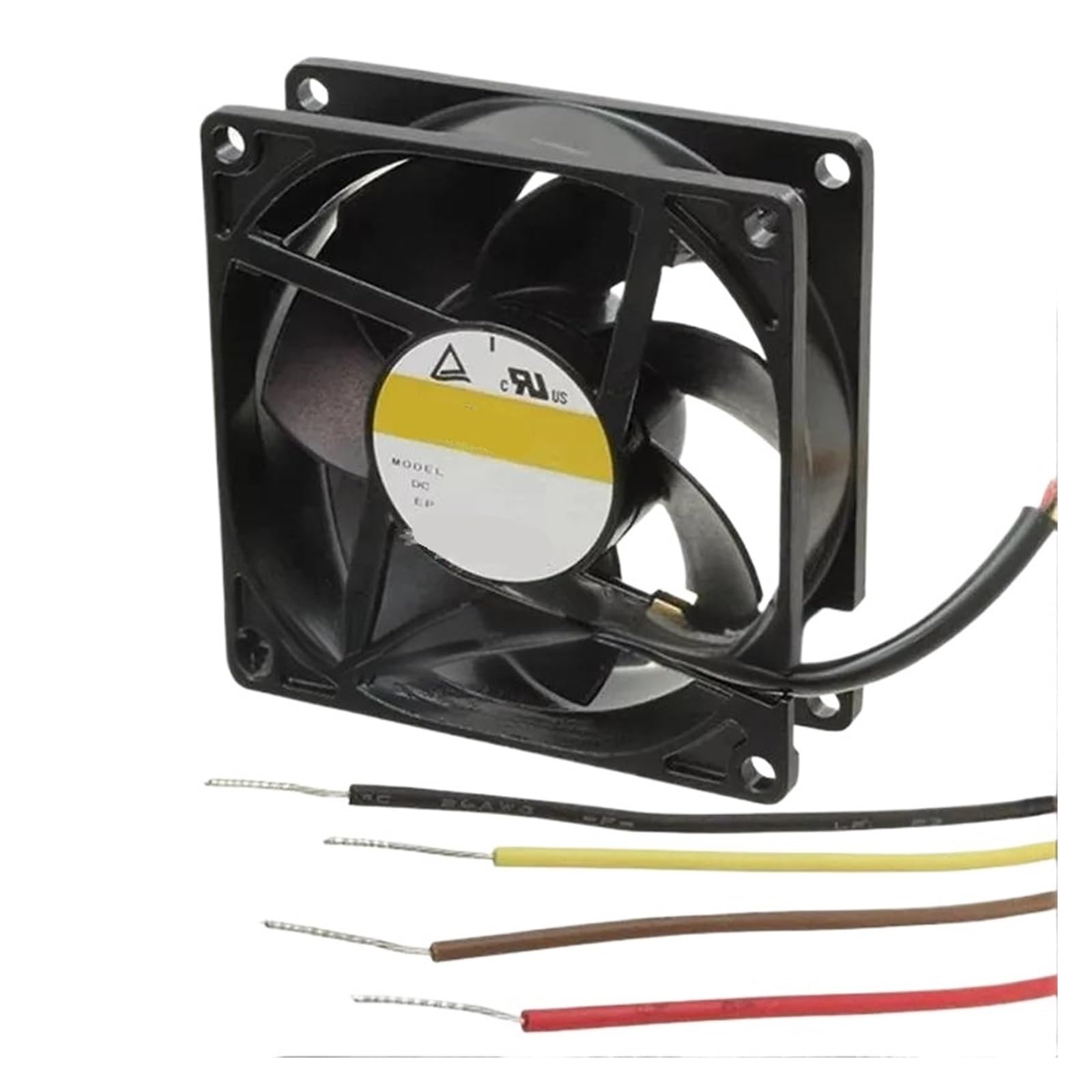 PEQYUACTE 9WL0824P4J001 24VDC Fan 80X80X25mm 6.72W 4wire 7400RPM
