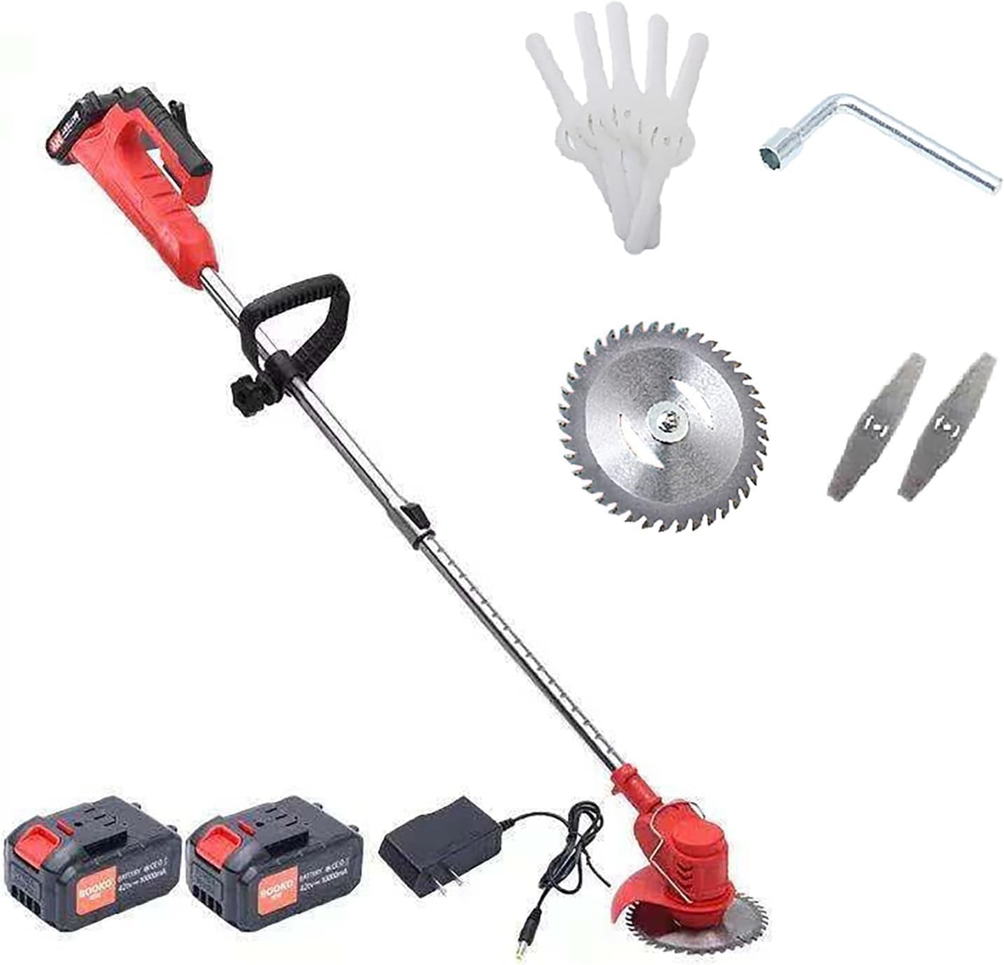 Cortacésped inalámbrico ligero de 24V que elimina el cansancio en jardines