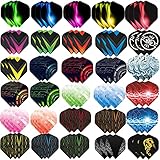 Estas plumas para dardos están fabricadas en plástico especialmente resistente y por lo tanto son extremadamente duraderas y resistentes a las caídas. El equilibrio y ayuda a aumentar y reducir la velocidad, lo que proporciona una precisión constante y máxima
