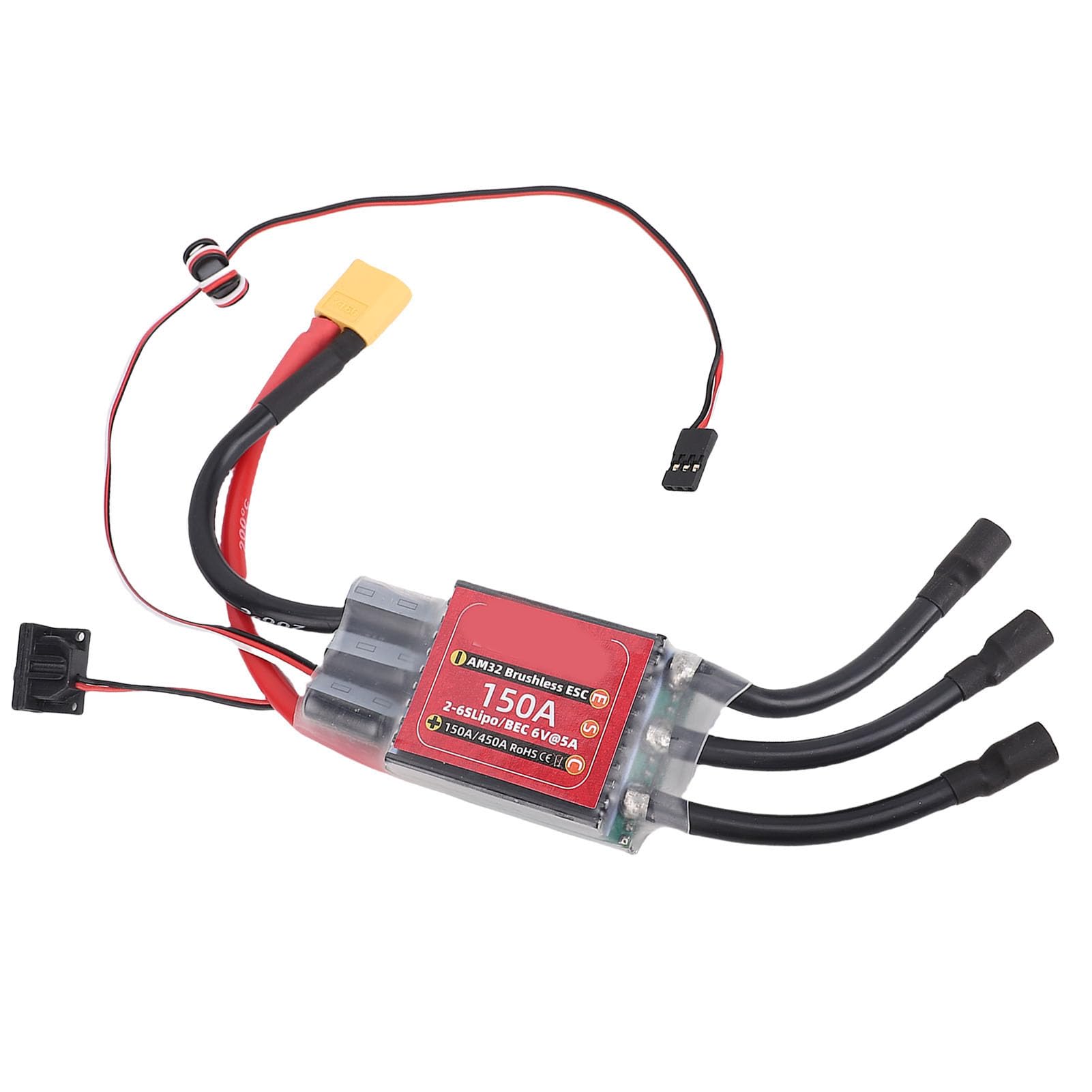 Potente ESC senza spazzole 150 A con controllo della velocità eccezionale per gli appassionati di RC, adatto per motori 3674 4268 4274 4282 4292