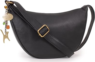 Catwalk Collection Handbags Genuine Leather Cross Body Bag - Luna