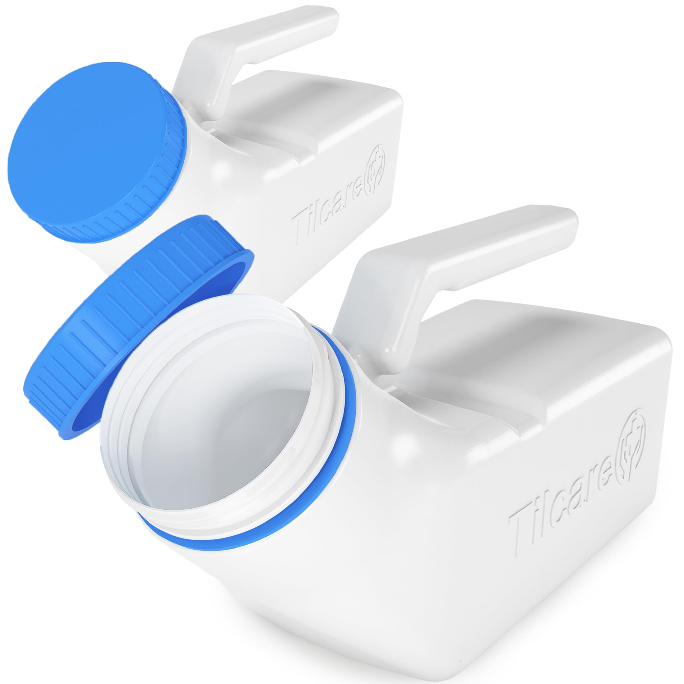 Amazon | ティルケアの暗い蓋で光る男性用尿器（2パック）-ねじ込み式