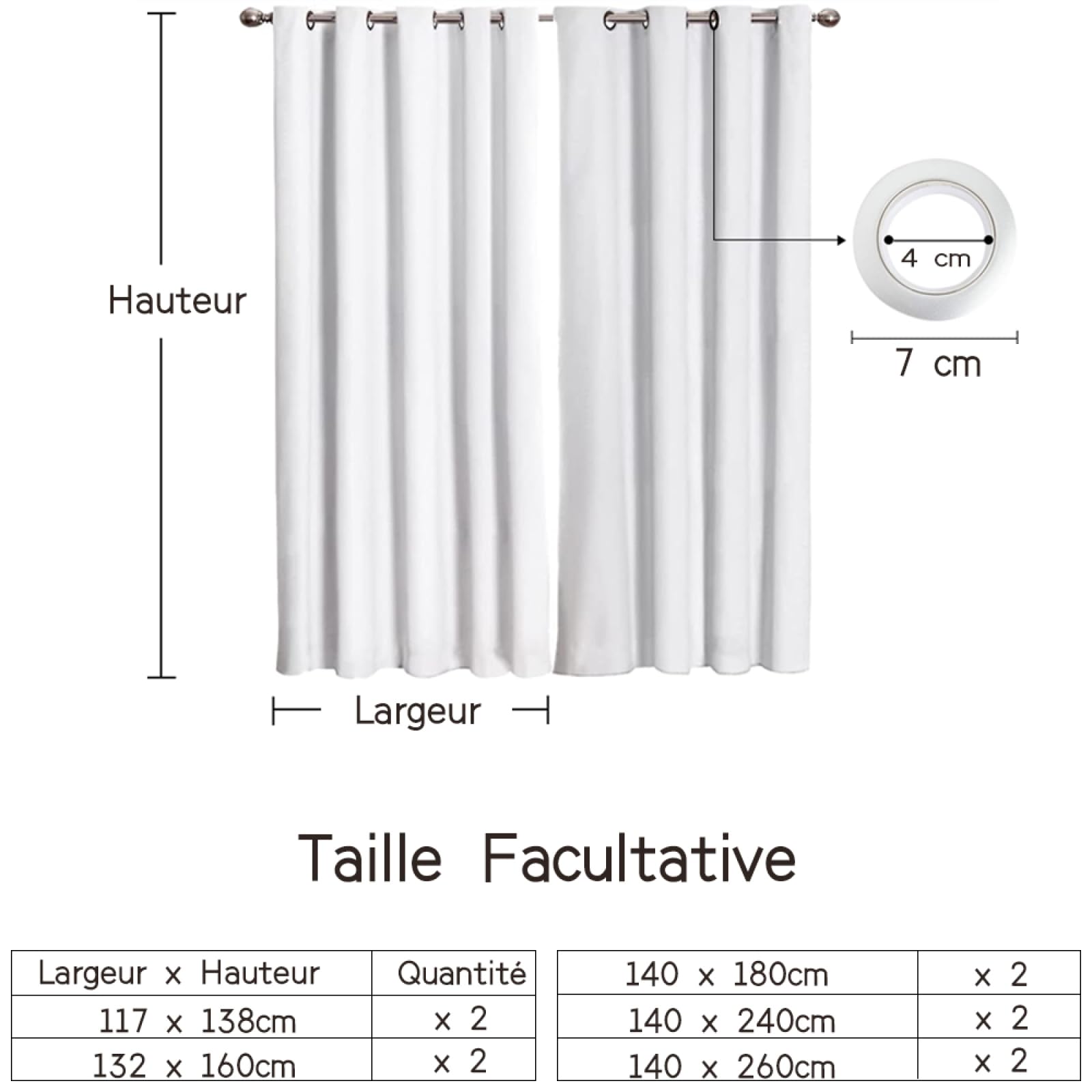 3D étoiles Lune Rideau Occultant Jolis Nuages Isolant Thermique Rideaux Chambre Rideaux À Oeillets Anti Bruit 140x240cm 2 Panneaux pour Fille Garcon d'enfant