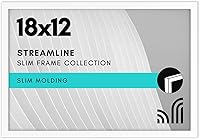 Vista 146 de Americanflat - Portarretratos de 24x30 pulgadas con plexiglás pulido, colección Streamline, marco de fotos con borde delgado para exhibir en pared