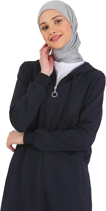 Modanisa Black - Unlined - Topcoat - Everyday Basic