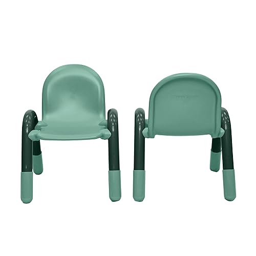 Vista 4 de Children's Factory Baseline - Silla infantil de 5 pulgadas, color rojo manzana caramelo, paquete de 4, solución de asiento ergonómico apilable